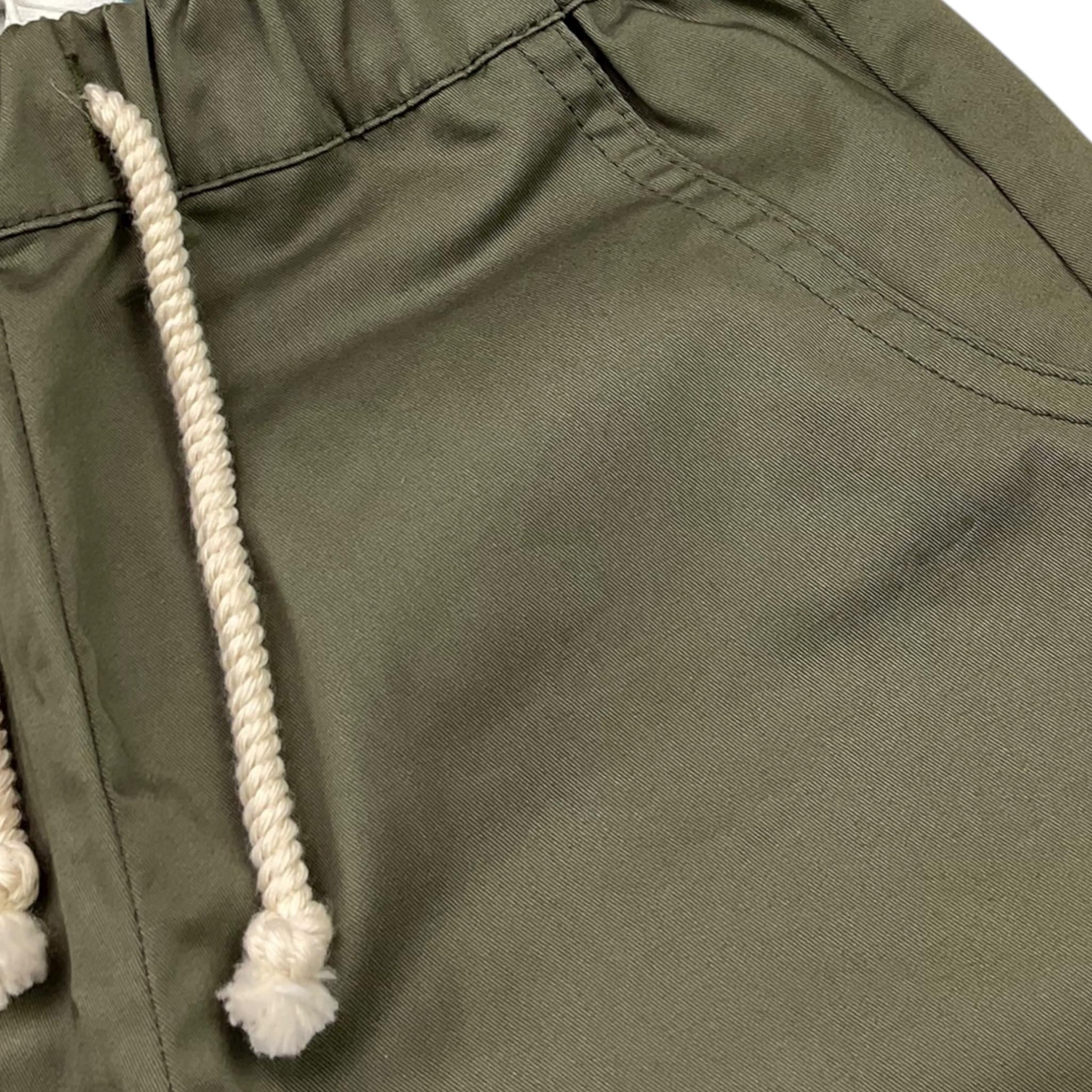 Lalalu' Bermuda Tinta Unita con Elastico In Vita per Bambino BML150PB VERDE LALALU' 