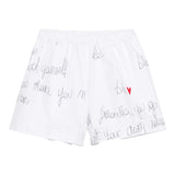 Simonetta Short Tinta Unita con Elastico In Vita per Bambina SW6B09 BIANCO SIMONETTA 