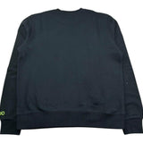 Sun68 Felpa Chiusa Girocollo Tinta Unita con Logo per Bambino F31310 NERO SUN68 