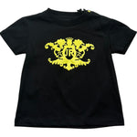 John Richmond T-Shirt Girocollo Tinta Unita con Stampa per Neonato RIP26072TS NERO JOHN RICHMOND 