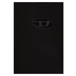 Diesel T-Shirt Girocollo Tinta Unita con Logo per Bambina J01830 NERO DIESEL 