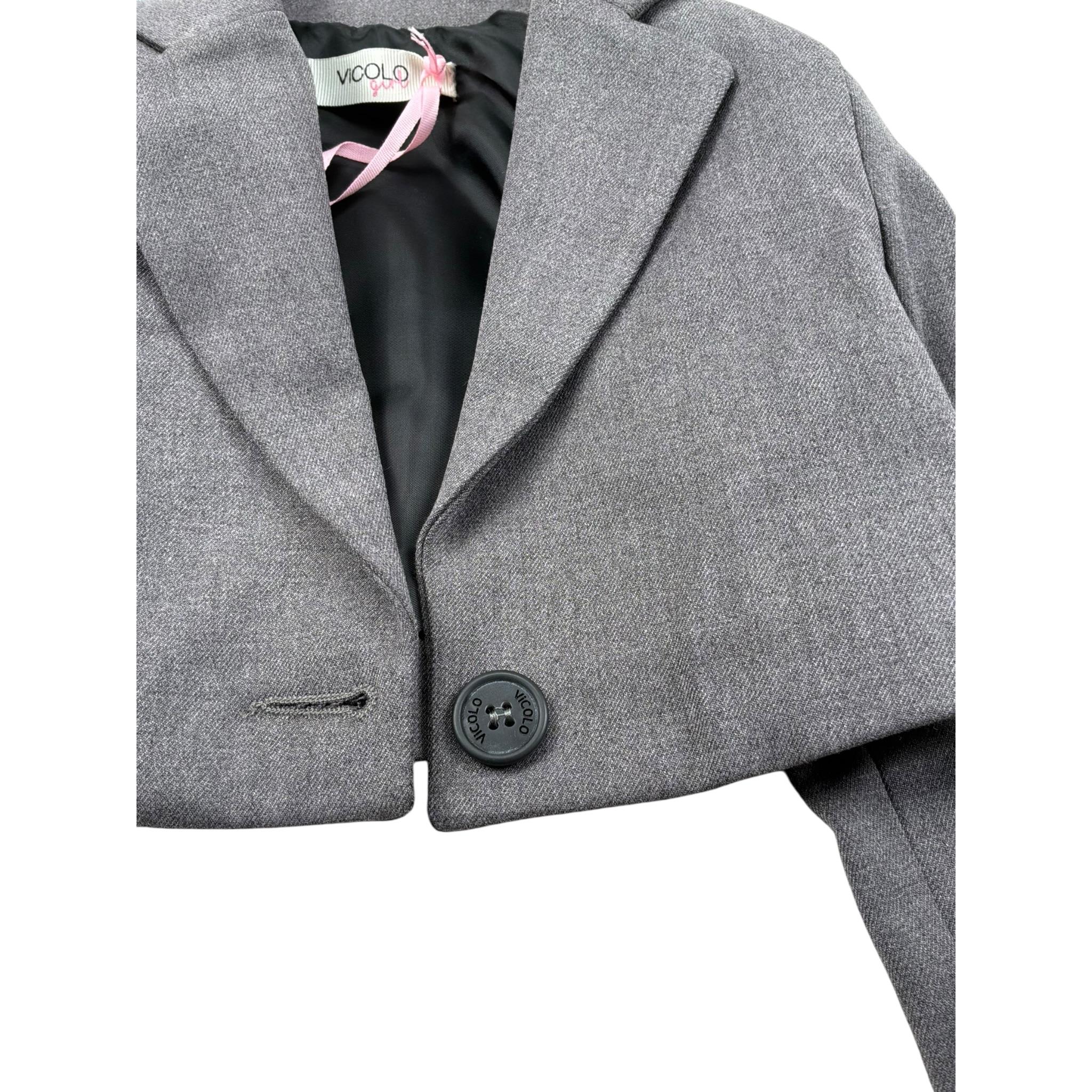 Miss Blumarine Giacca Tinta Unita per Neonata 3141J1227 GRIGIO MISS BLUMARINE 