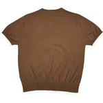 Paolo Pecora T-Shirt Tinta Unita Girocollo per Bambino PP4272 MARRONE PAOLO PECORA 