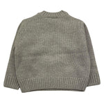 IL GUFO maglia girocollo tinta unita con ricami Grigio per Neonato A24MA466EM220 GRIGIO IL GUFO 