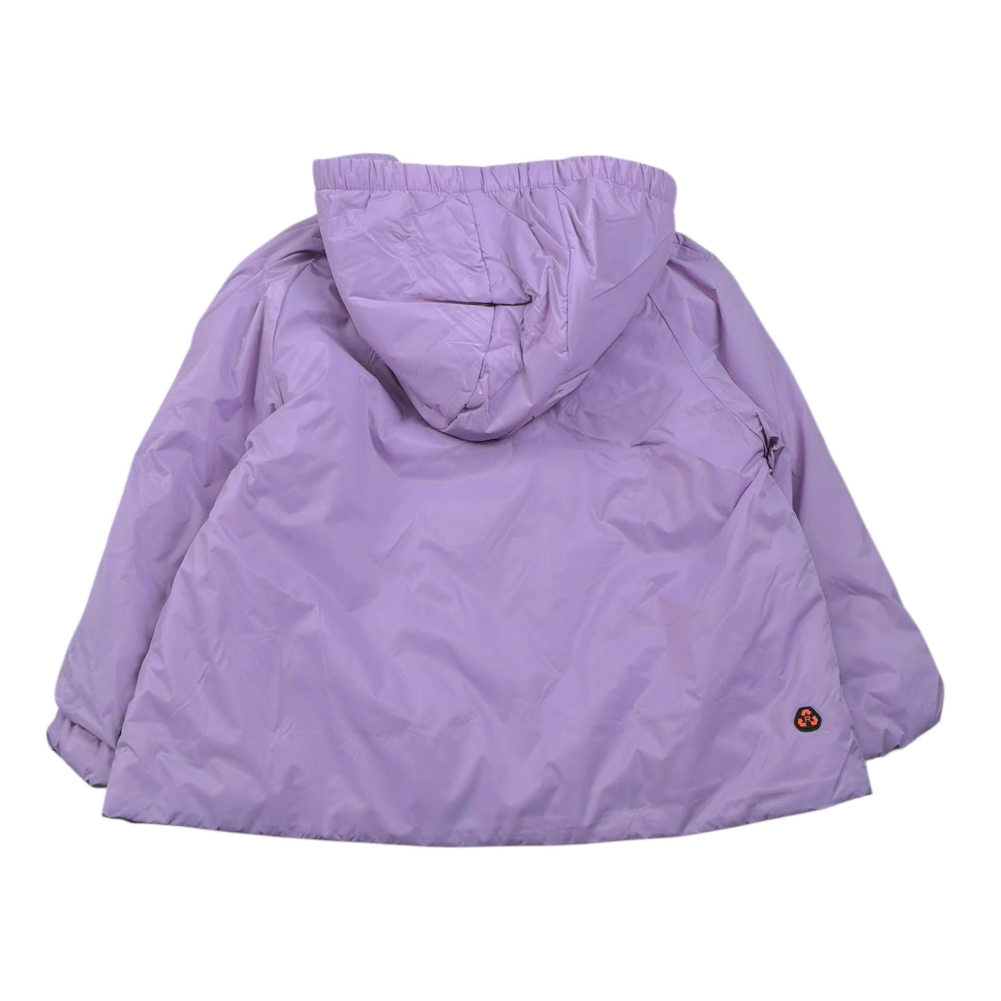 Save The Duck Giubbino Tinta Unita con Zip E Cappuccio per Bambina J32196G LILLA SAVE THE DUCK 