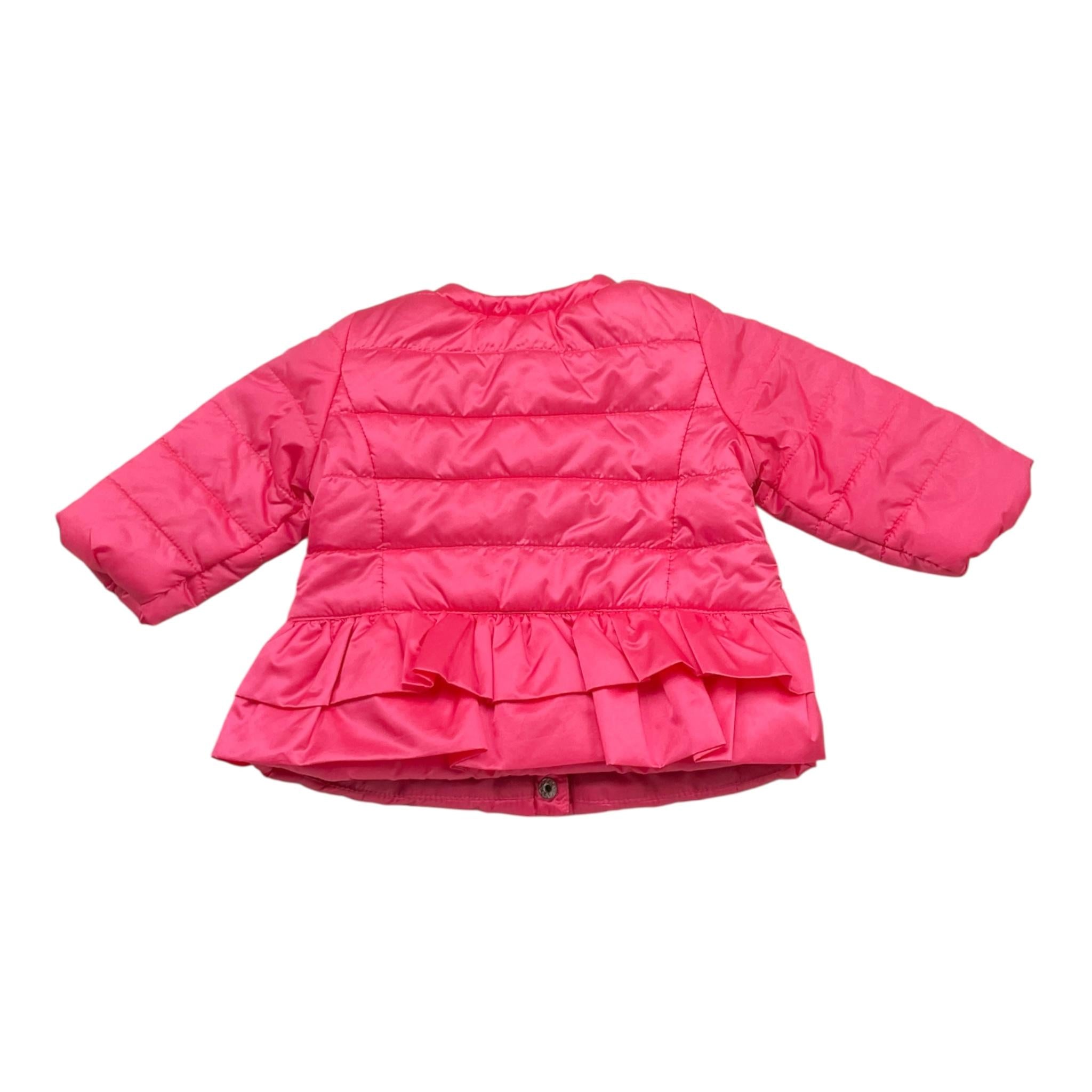 Monnalisa Giubbino Tinta Unita con Bottoni per Neonata 399104 FUXIA MONNALISA 