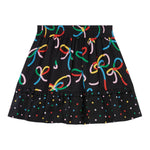 STELLA McCARTNEY gonna tinta unita con stampa fantasia Nero per Bambina TV7B91 NERO STELLA McCARTNEY 