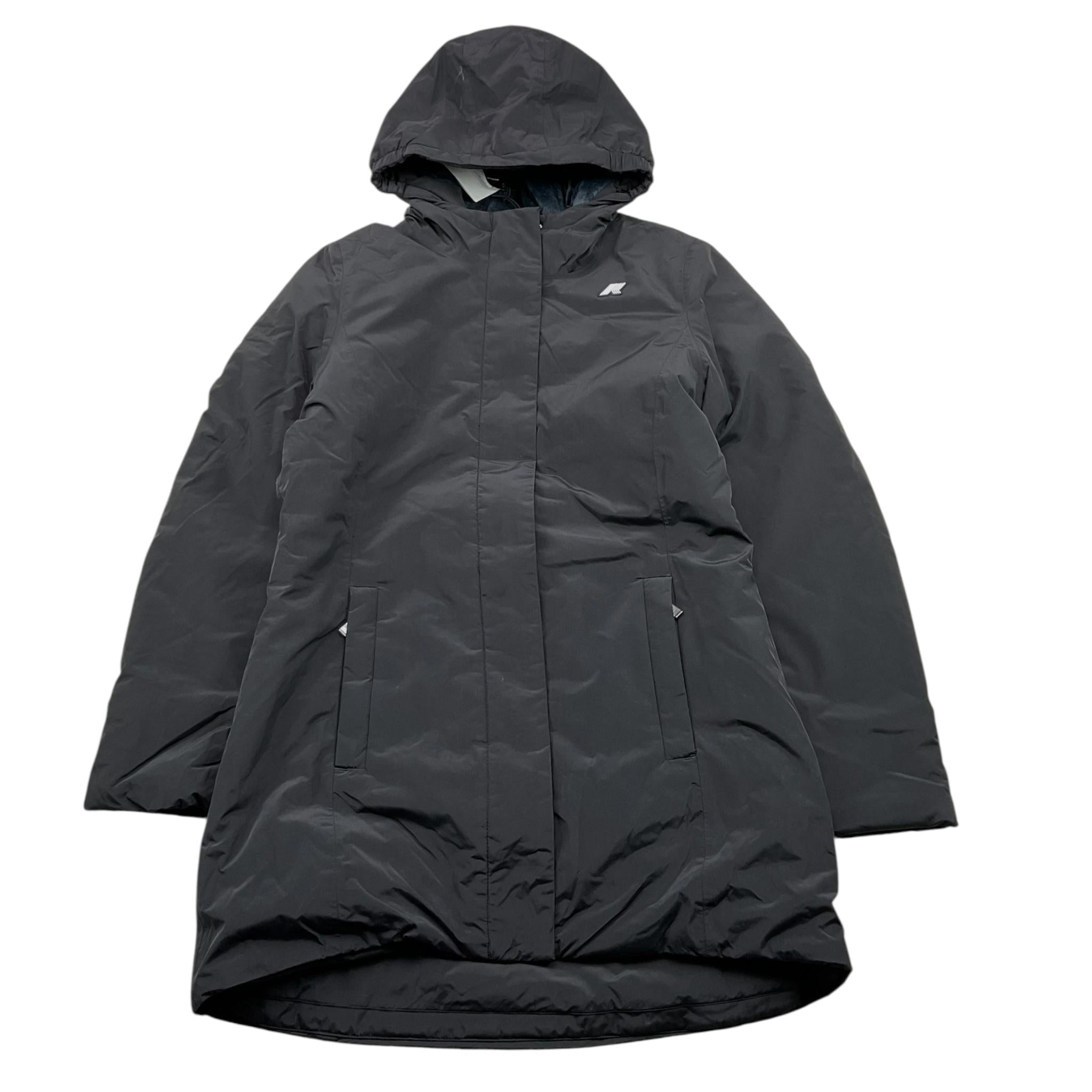 K-WAY giubbino tinta unita con zip e cappuccio Nero per Bambino K41383WX NERO K-WAY 