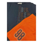 Bikkembergs Completo 2 Pezzi T-Shirt-Bermuda per Bambino BK3214 BLU/ARANCIONE BiKKEMBERGS 