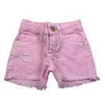 M+E' Short In Denim Tinta Unita per Neonata UE1304 ROSA M+E' 