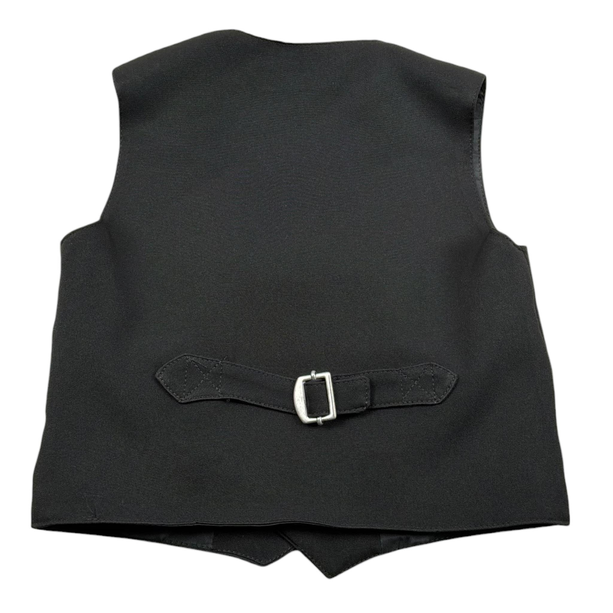 Daniele Alessandrini Gilet Tinta Unita Doppiopetto per Neonato 1296B00046 NERO DANIELE ALESSANDRINI 