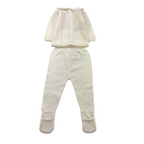PAZ RODRIGUEZ completo 2pz maglia-ghettina Panna per Neonata 003111836 PANNA PAZ RODRIGUEZ 