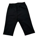 Daniele Alessandrini Pantalone Tinta Unita con Elastico In Vita per Neonato 1291P00043 NERO DANIELE ALESSANDRINI 