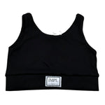 Imperial Top Giromanica Tinta Unita con Logo per Bambina M23070G75 NERO IMPERIAL 