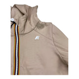 K-WAY felpa con zip e cappuccio tinta unita Beige per Bambina K41365W BEIGE K-WAY 