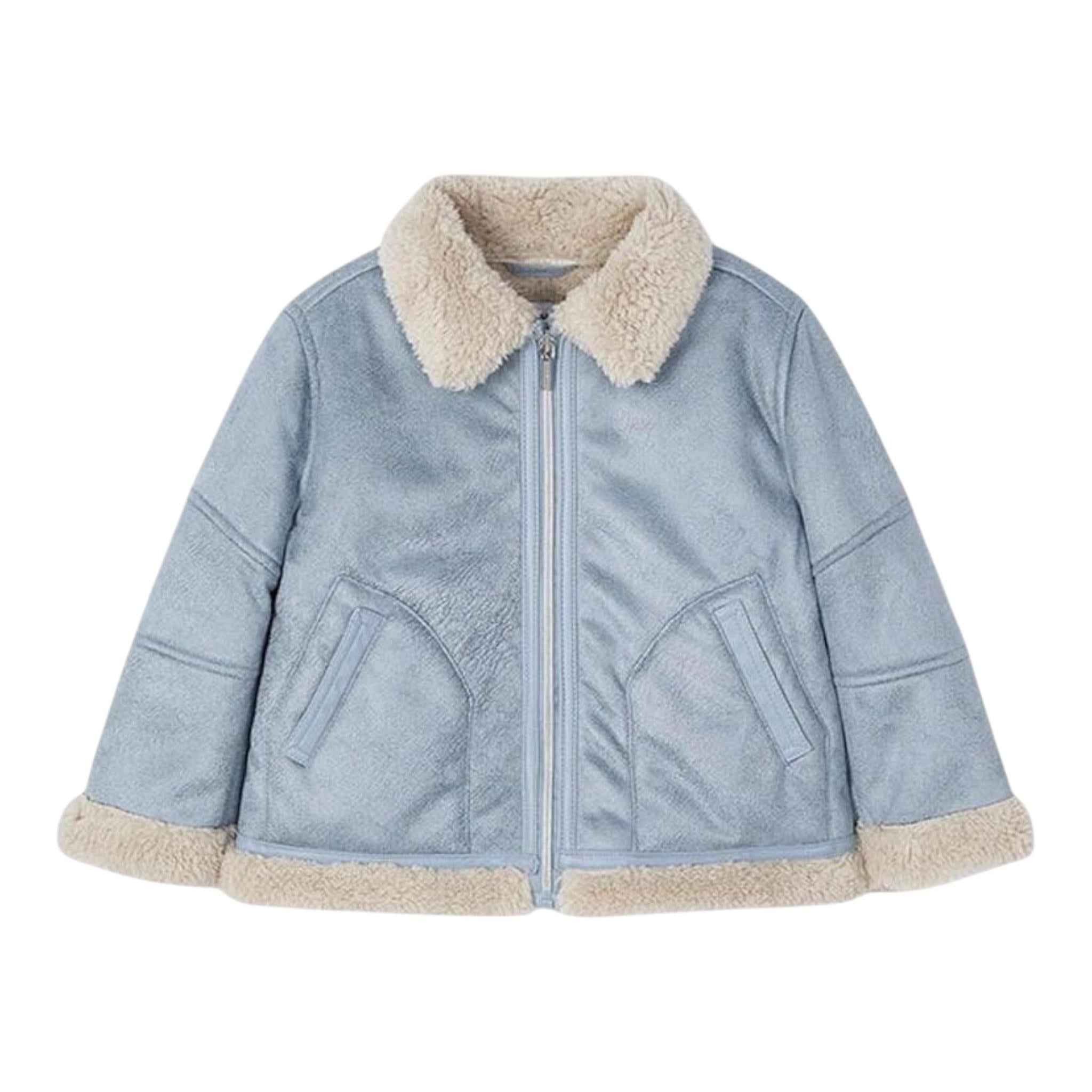 MAYORAL montone tinta unita con pelliccia interna Azzurro per Bambino 4492 AZZURRO MAYORAL 