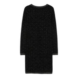 TWINSET abito tinta unita girocollo logato Nero per Bambina 242GJ3061 NERO TWINSET 