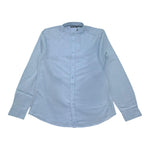 Antony Morato Camicia Tinta Unita Manica Lunga per Bambino MKSS00079 AZZURRO ANTONY MORATO 