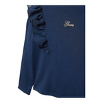 GUESS shirt girocollo tinta unita con rouches Blu per Neonata K4YI30K6YW4 BLU GUESS 