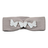 Baby Lord Fascia Capelli tinta unita con Applicazioni Beige per Neonata CO773 BEIGE BABY LORD 