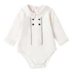 MINI BANDA camicia tinta unita modello body Bianco per Neonato 3A600 BIANCO MINI BANDA 
