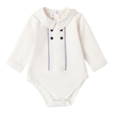 MINI BANDA camicia tinta unita modello body Bianco per Neonato 3A600 BIANCO MINI BANDA 