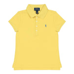 Ralph Lauren Polo Mezza Manica Tinta Unita con Logo per Bambina 312698589132 GIALLO RALPH LAUREN 