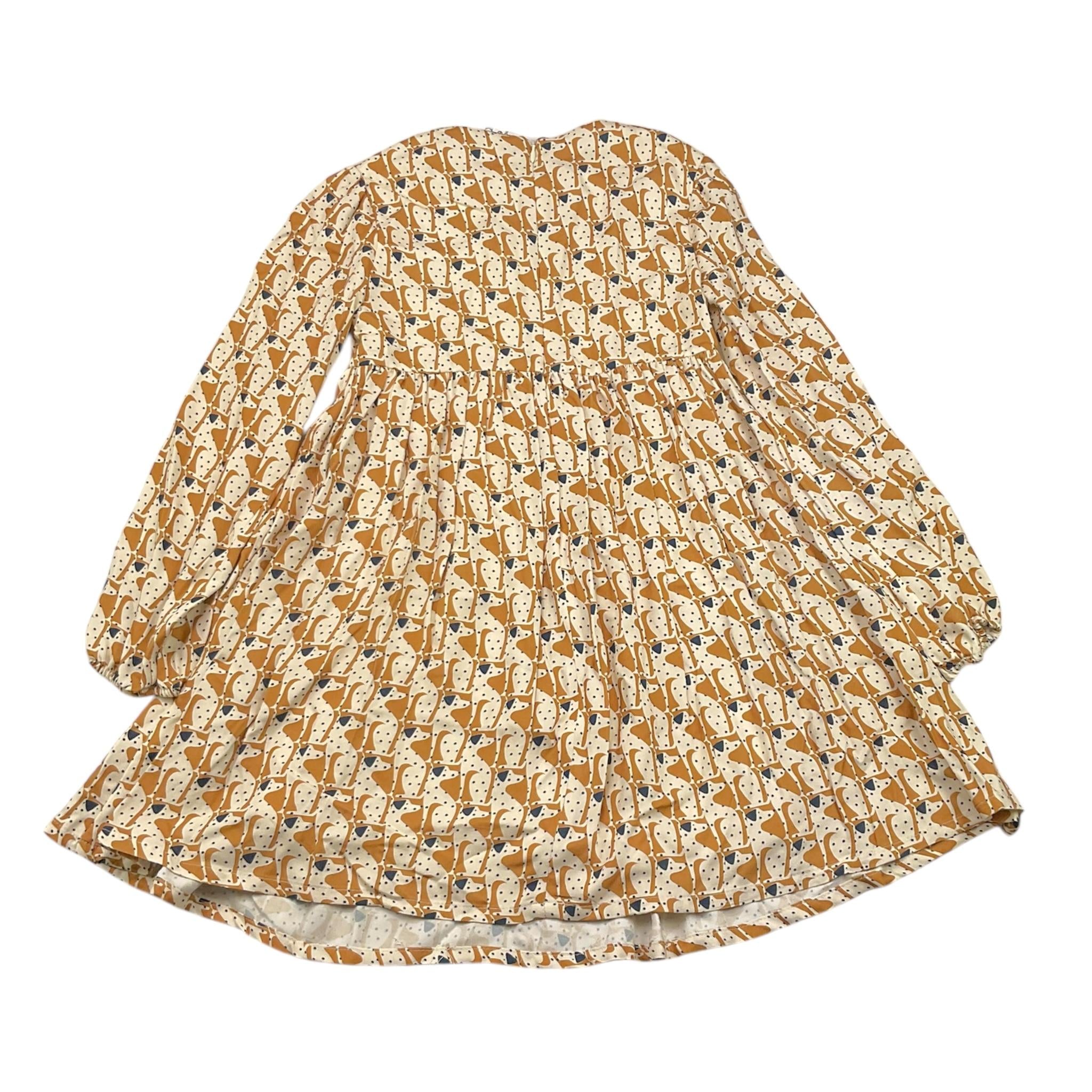 MAYORAL abito tinta unita con fantasia Beige per Bambina 4920 BEIGE MAYORAL 
