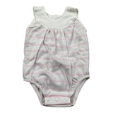 Babidu Pagliaccetto Giromanica Fantasia A Righe per Neonata 12209 BIANCO BABIDU 