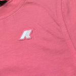 K-Way T-Shirt Girocollo Tinta Unita con Stampa per Bambina K2151LWW ROSA K-WAY 