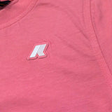 K-Way T-Shirt Girocollo Tinta Unita con Stampa per Bambina K2151LWW ROSA K-WAY 