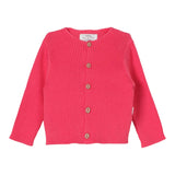 Teddy E Minou Erdbeere Geknöpfte Einfarbige Strickjacke Für Baby Mädchen