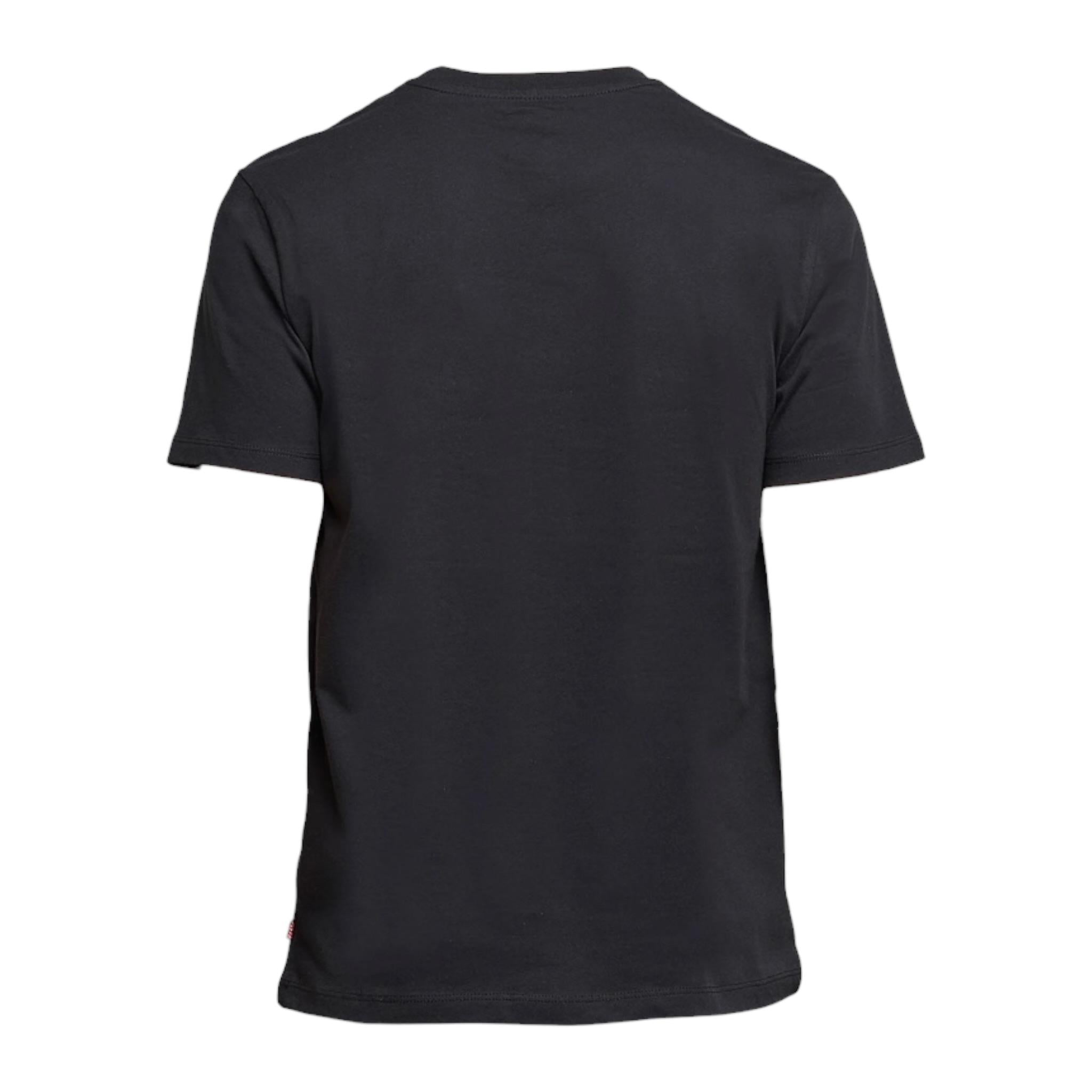 Levi'S T-Shirt Girocollo Tinta Unita con Stampa per Bambino 8E8157X NERO LEVI'S 