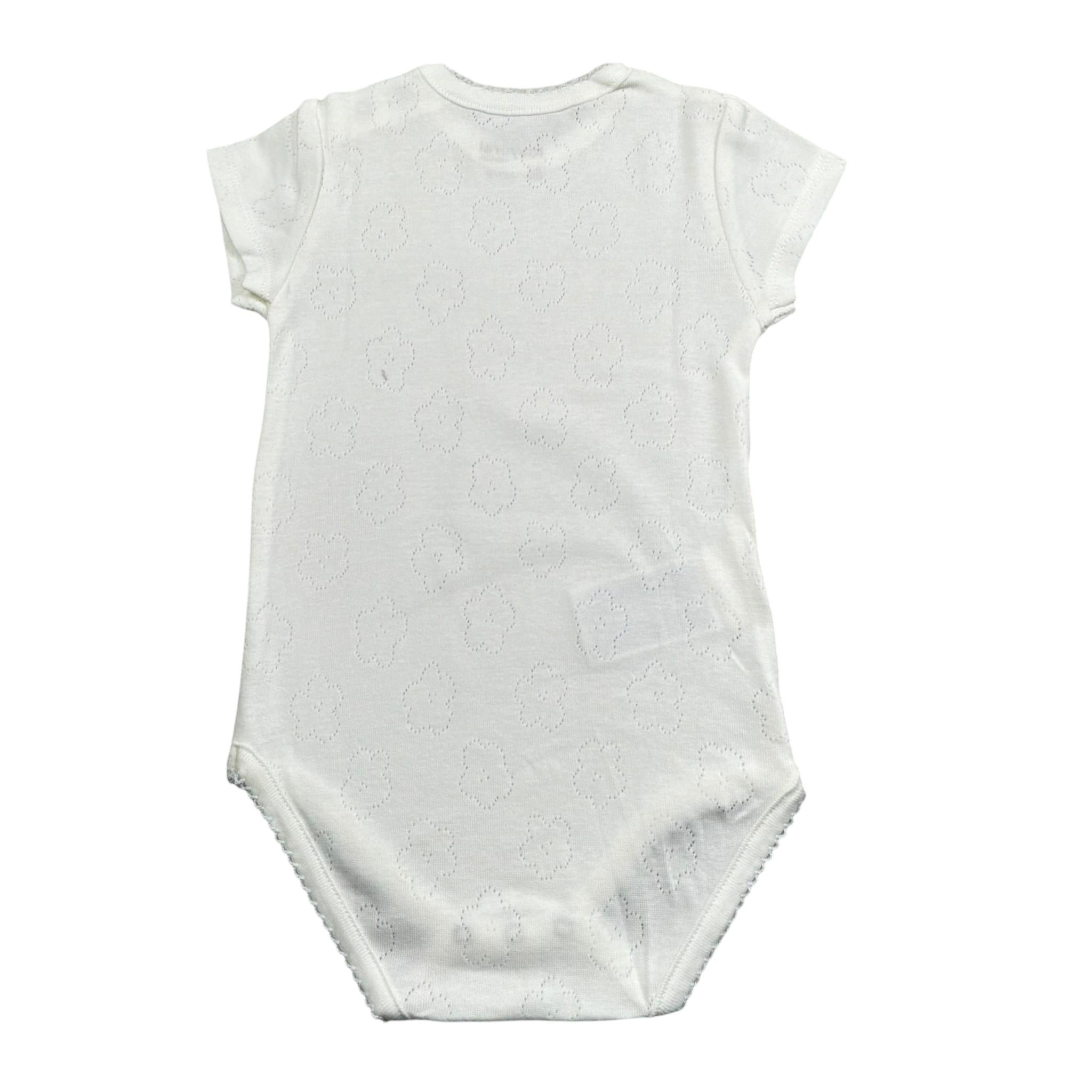 Mayoral Body Tinta Unita Mezza Manica per Neonata 191 BIANCO MAYORAL 