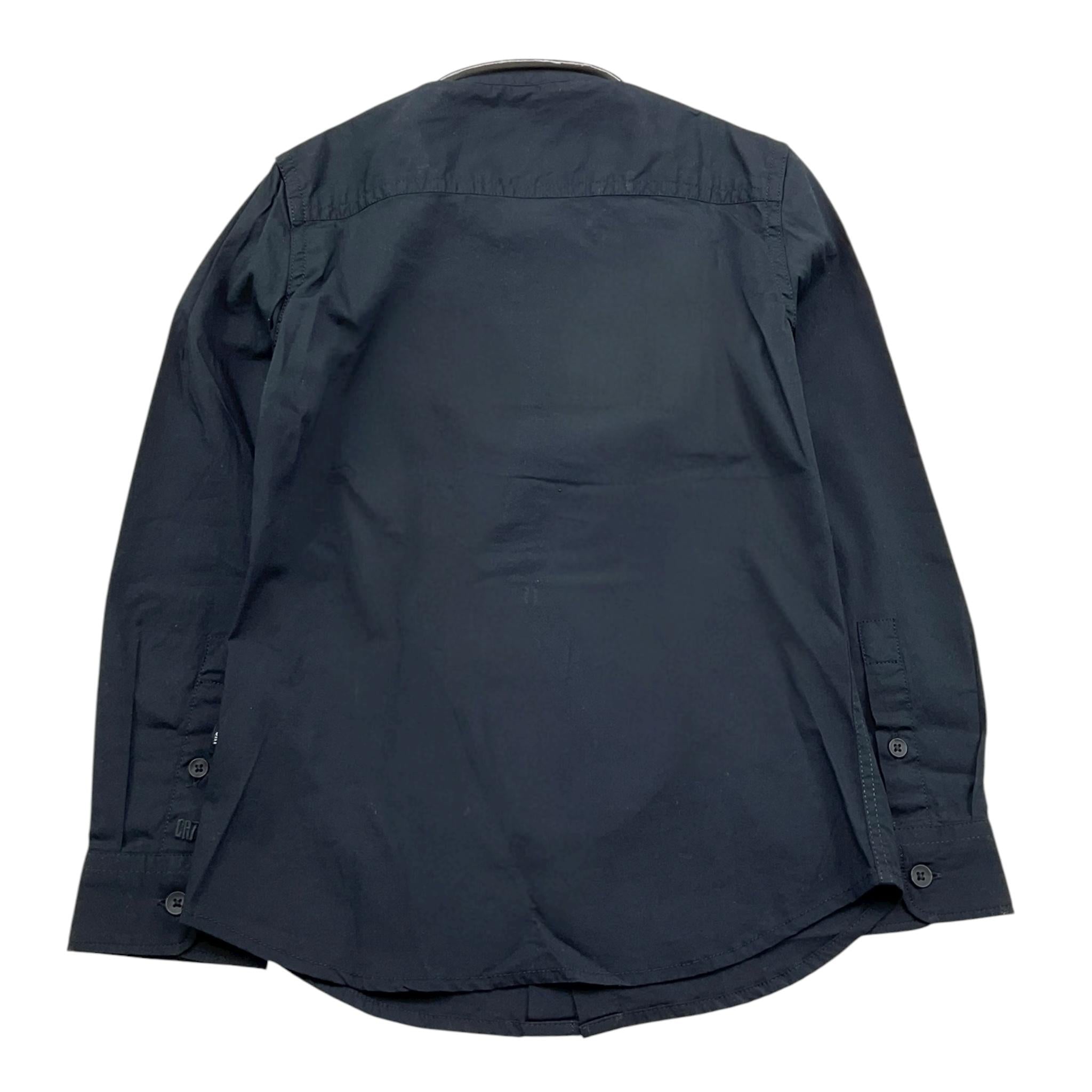 Cr7 Camicia Manica Lunga Tinta Unita per Bambino FW19 NERO CR7 