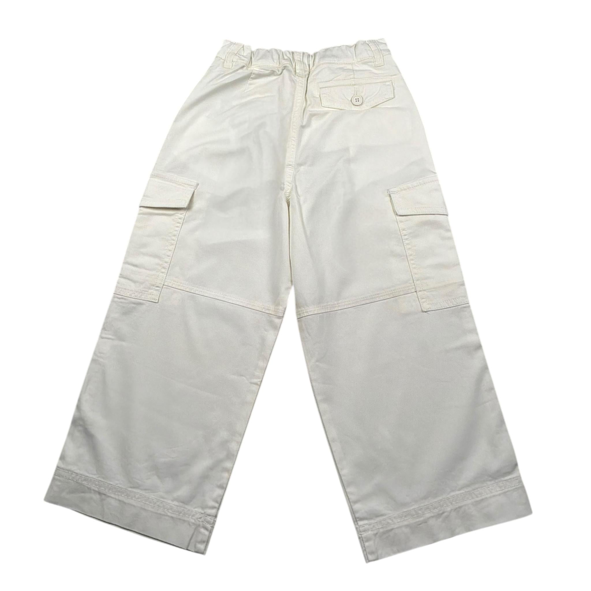 Il Gufo Pantalone Tinta Unita Cargo per Bambino P25PL440C6074 PANNA IL GUFO 