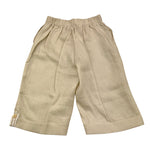 La Stupenderia Bermuda Tinta Unita con Elastico In Vita per Bambino TJBR73 BEIGE LA STUPENDERIA 