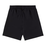 Moschino Bermuda In Felpa Tinta Unita con Stampe per Bambino HUQ028 NERO MOSCHINO 