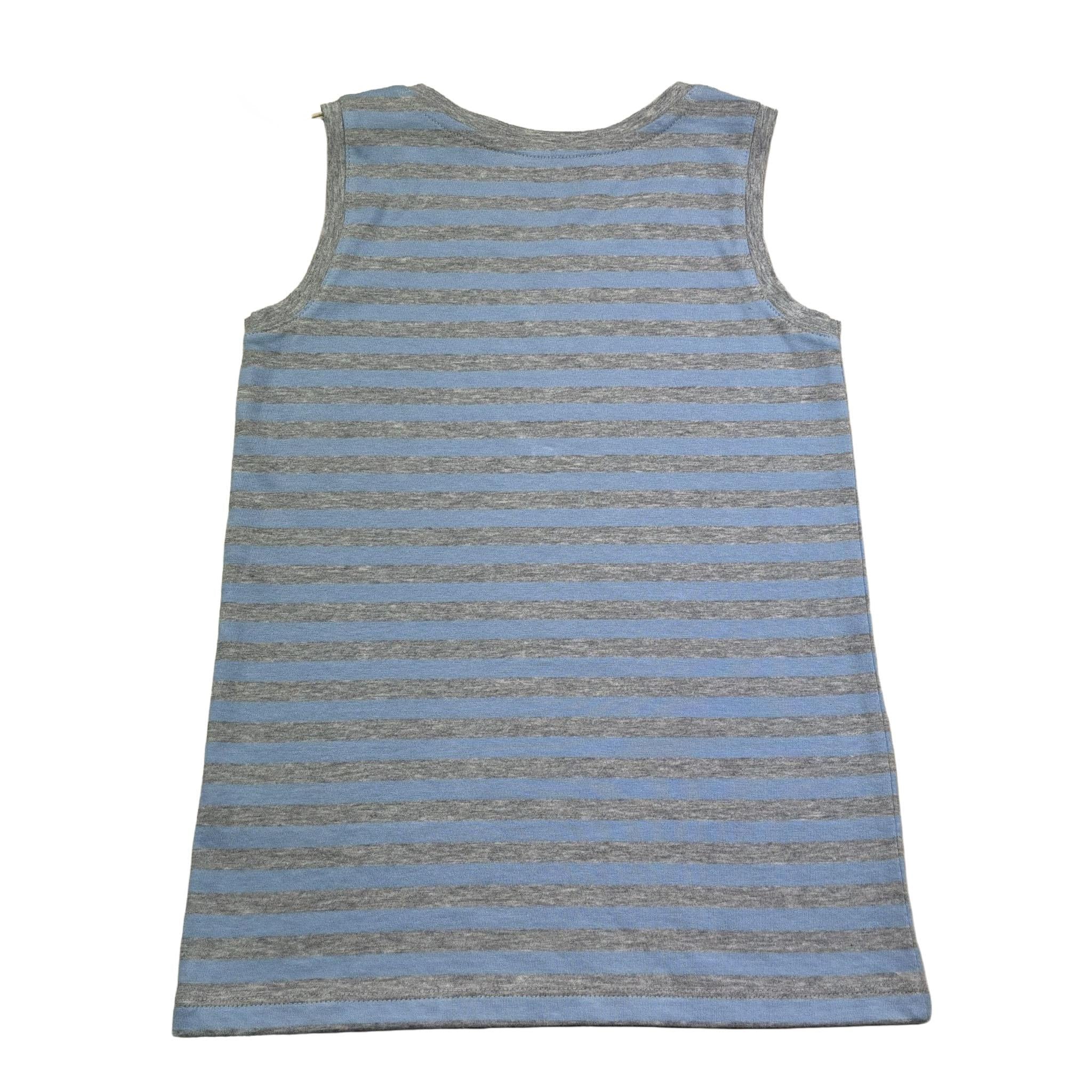 Trussardi Canotta Girocollo Fantasia A Righe per Bambino TGP26041CN AZZURRO TRUSSARDI 