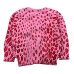 Just Cavalli Cardigan Tinta Unita Stampe Bacio per Neonata JGP26039CD ROSA JUST CAVALLI 