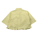 A' La Page Camicia Mezza Manica Tinta Unita per Bambina CILIEGIO GIALLO A' LA PAGE 
