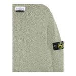 Stone Island Maglia Girocollo Tinta Unita con Logo per Bambino K1S165100019 VERDE STONE ISLAND 