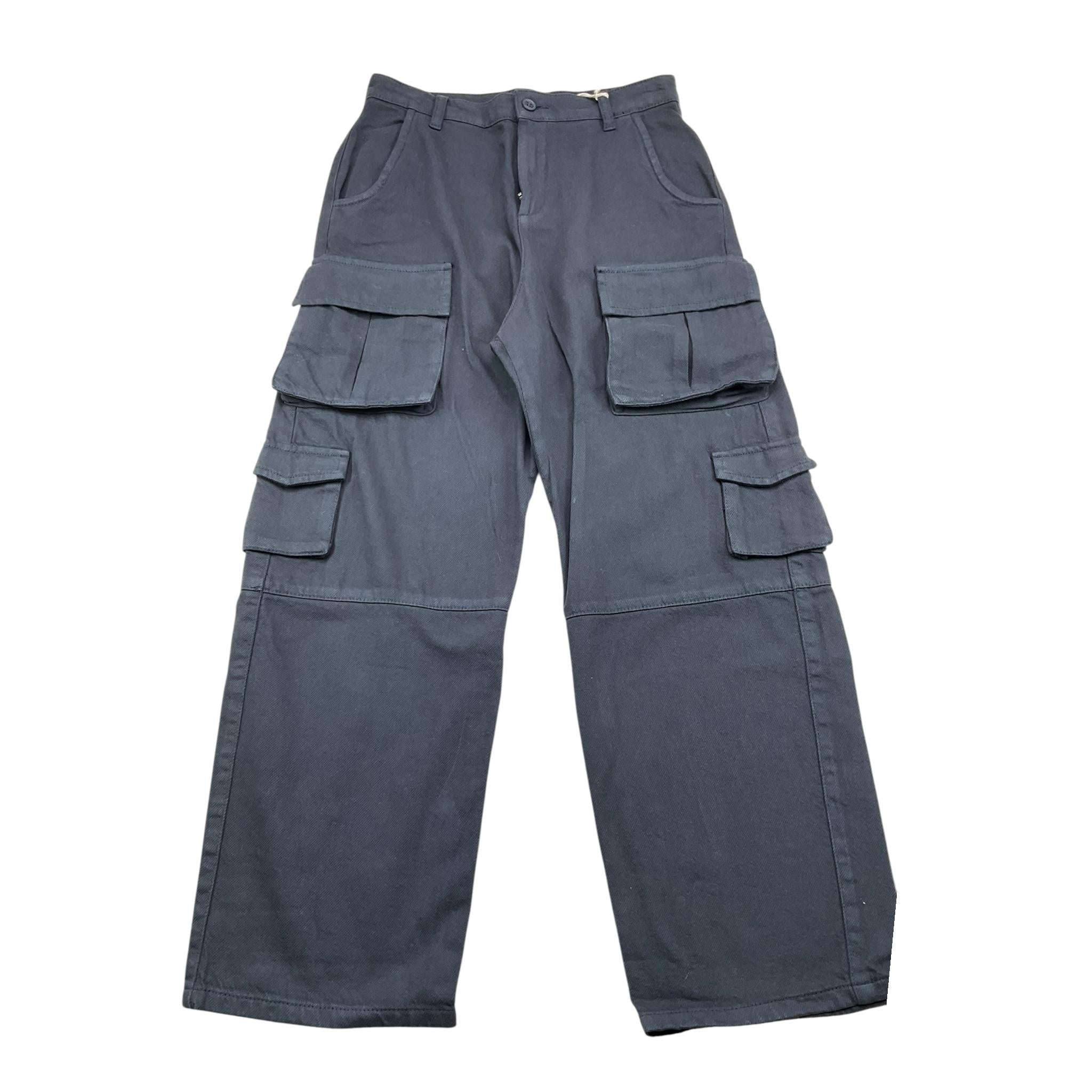 DOU DOU pantalone tinta unita modello cargo Blu per Bambino DV6P20X BLU DOU DOU 