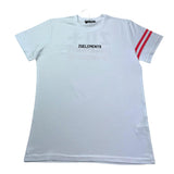 Zu+Elements T-Shirt Girocollo Tinta Unita con Stampa per Bambino ZU1783 BIANCO ZU+ELEMENTS 