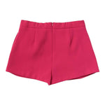 Elisabetta Franchi Short Tinta Unita con Applicazione Logo per Bambina EFBE49 FUXIA ELISABETTA FRANCHI 