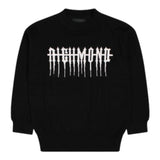 JOHN RICHMOND maglia tinta unita girocollo con stampa Nero per Neonato RIA24071MAX NERO JOHN RICHMOND 