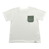 Paolo Pecora T-Shirt Girocollo Tinta Unita con Taschino per Bambino PP4055X BIANCO PAOLO PECORA 