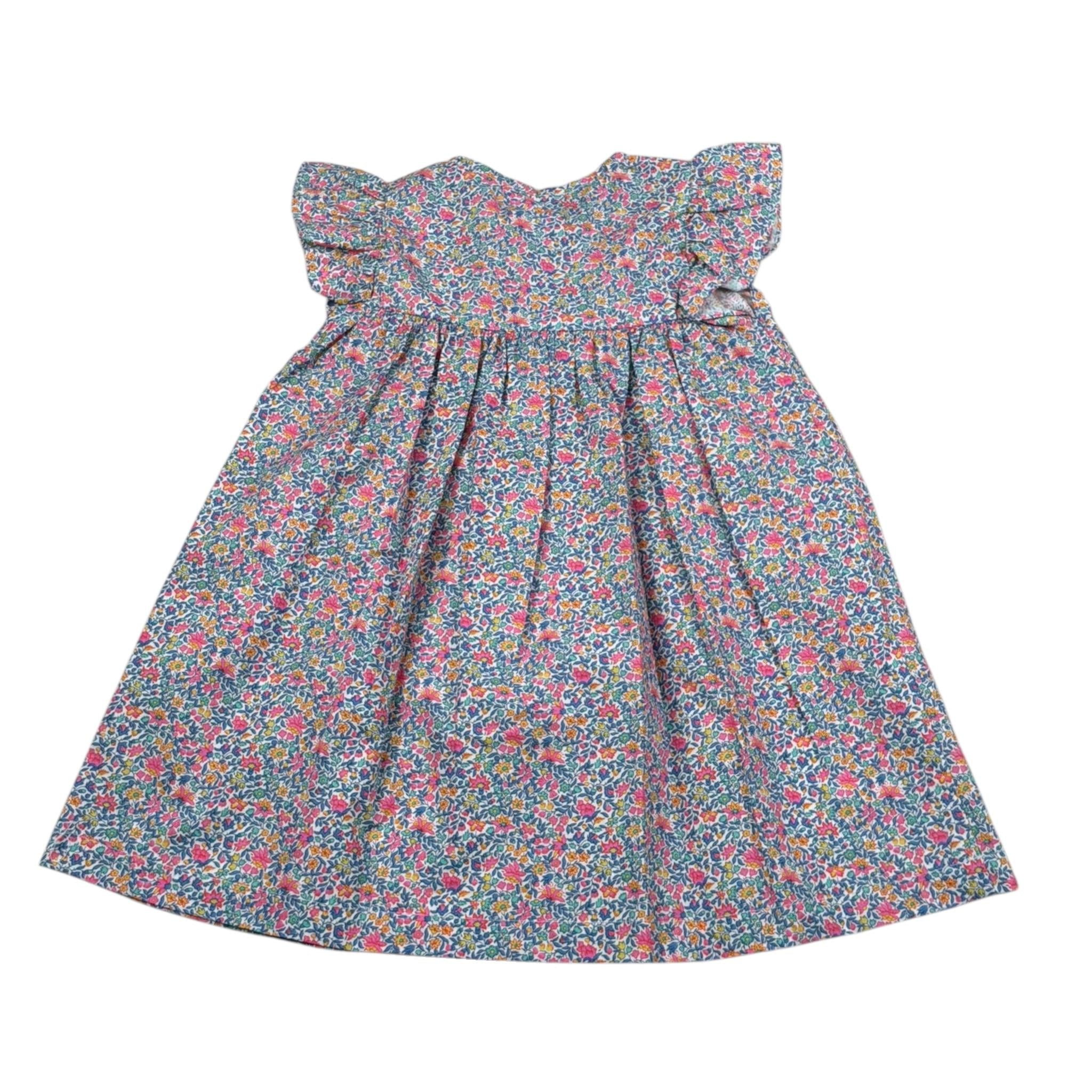 Laranjinha Abito Tinta Unita con Stampa per Neonata 92950V5915R65 BIANCO LARANJINHA 