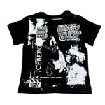 Iceberg T-Shirt Girocollo Tinta Unita con Stampe In Contrasto per Neonato TSICE5123BX NERO ICEBERG 