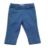 Trussardi Pantalone Tinta Unita con Elastico In Vita per Neonato TIP26086PA BLU TRUSSARDI 